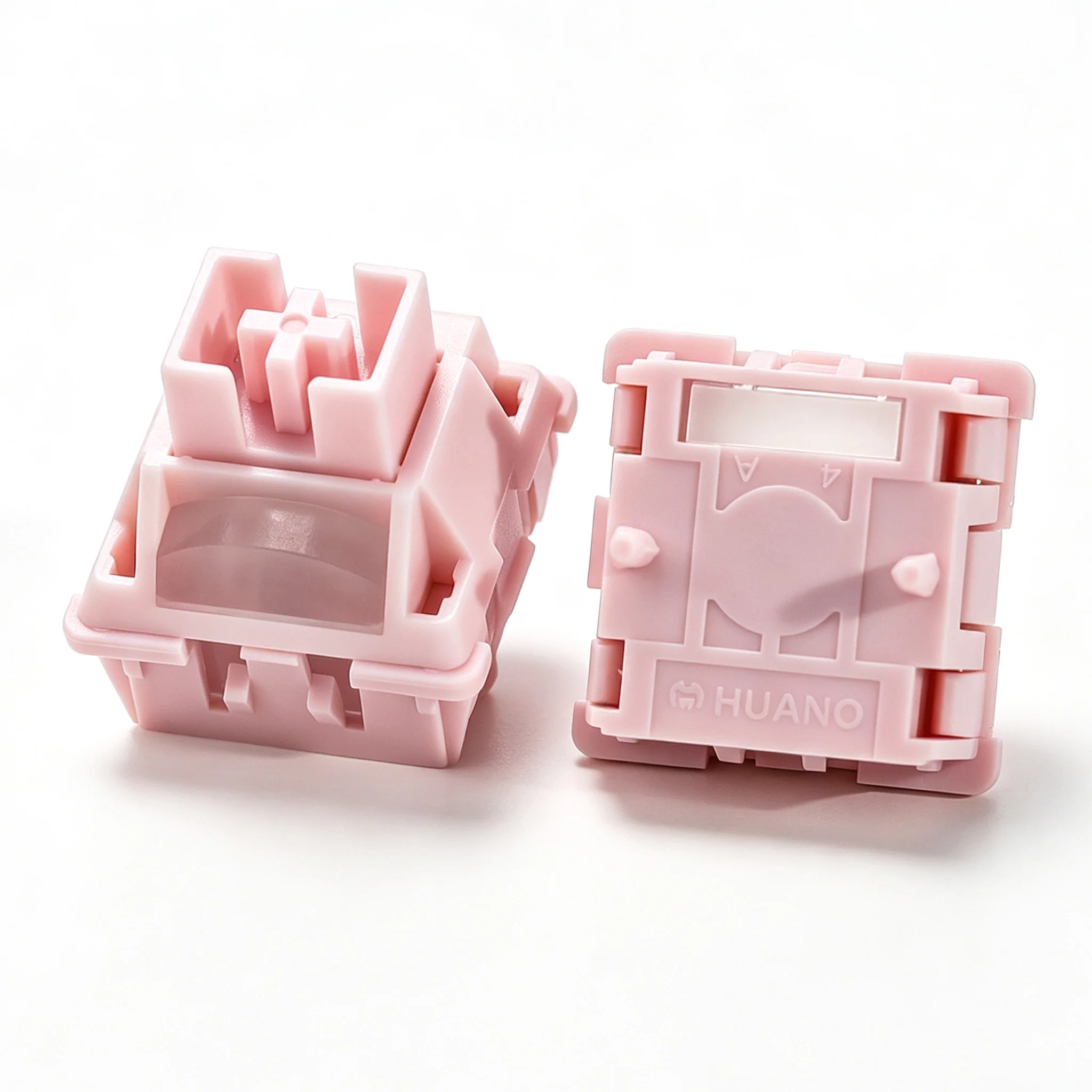 HUANO Sakura HE Magnetic Switch Hall Effect Custom 35gf HIFI Creamy Linear Switches For 75% Magnetic Keyboard Gaming POM PC PA66