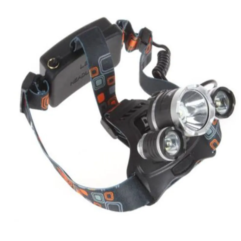 NEW Light from the led head lamp holder put type helmet miner's multi-functional waterproof flashlight fishing head lamp