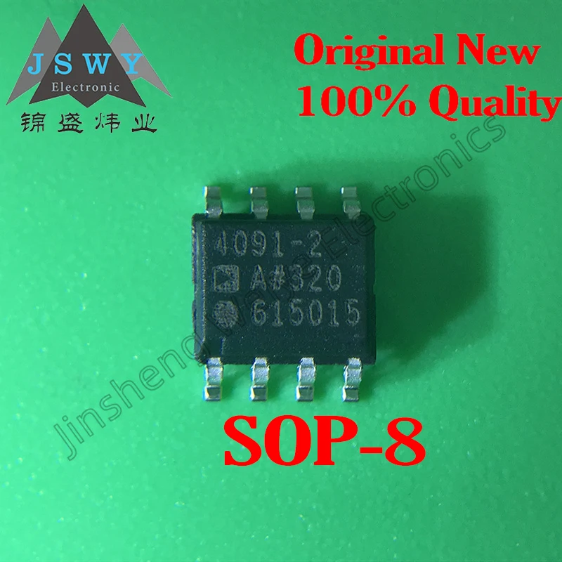 

1~30PCS ADA4091-2ARZ Silkscreen 4091-2 Precision Amplifier SOP-8 SMT Brand New Chip In Stock Free Shipping