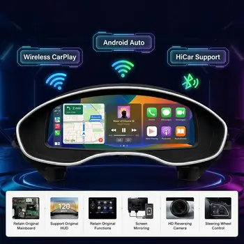 Para Audi A6 A7 C7, Panel de Instrumentos LCD, Tablero Digital, Cabina Virtual, Panel Digital Inteligente, Pantalla para Tablero de Auto 1