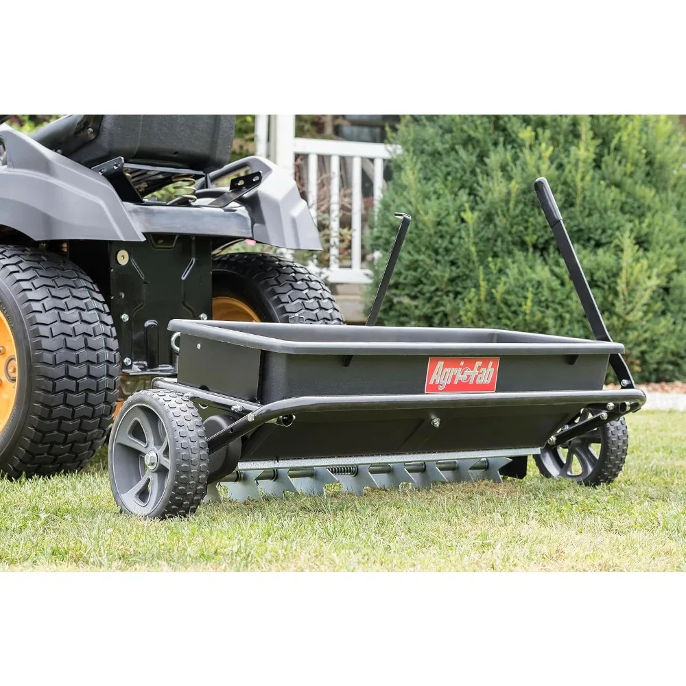 45-0543-AMZ 100 lb. Tow-Behind Lawn & Garden Spiker/Seeder/Drop Spreader for Seed,Fertilizer, Salt, Ice Melt 3