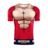 Zawaland Cosplay Goku T-shirt Tops For Man Tight Fitness Tees Sports Wear 3D Print Funny Short-Sleeved Outfits Tracksuit T-shirt 4