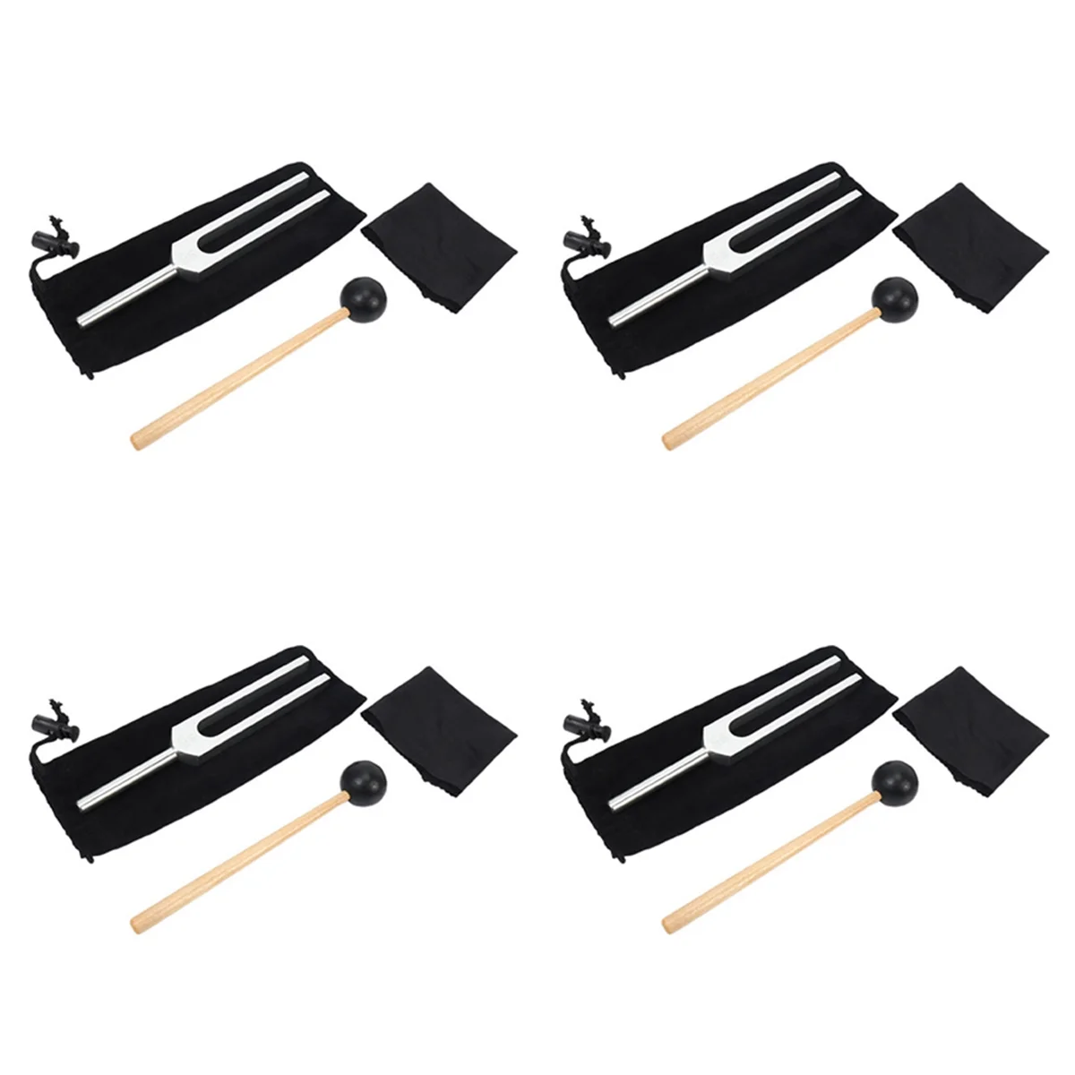 

4X Tuning Fork 528C 528HZ Tuner with Mallet Set for DNA Repair Healing Nervous System Testing Tuning Fork Health Care