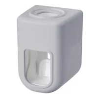 Creative Wall Mount Automatic Toothpaste Dispenser Bathroom Accessories Waterproof Lazy Toothpaste Squeezer Toothbrush Holder 5