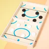 Wooden Bouncing Chess Fast Sling Puck Fun Game Parent Child Interactive Collision Chess Bouncing Like Tabletop Ice Hockey Ball 3