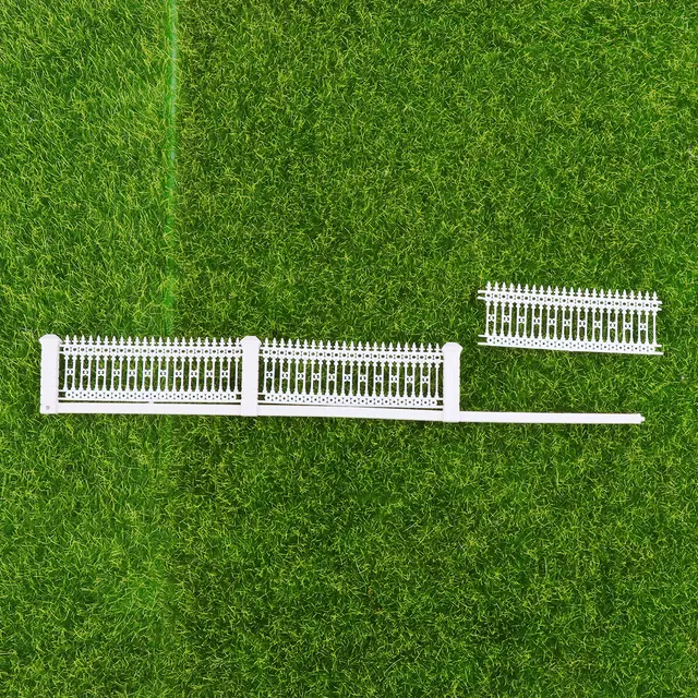 Kerítés Kerti Mini Piket Miniatűr Barkácsolás Dekoratív Tündérkerítések Modell Homok Asztali Kiegészítők Ház Dekorációk Szegély - Image 4