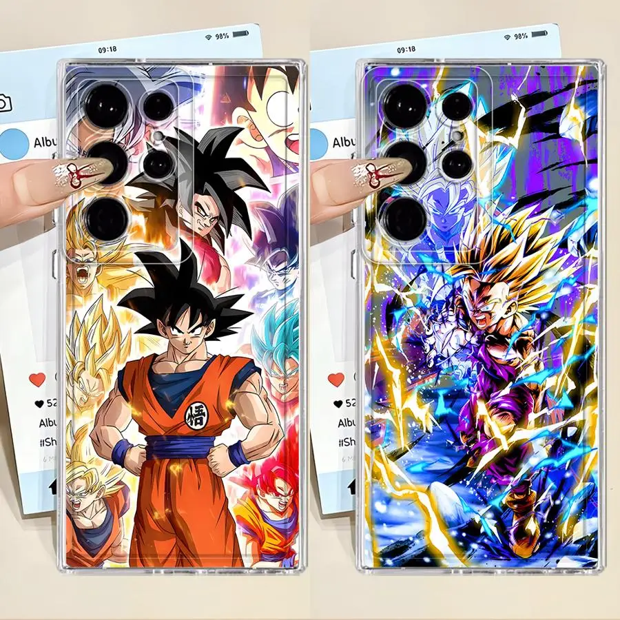 Handyhülle für Samsung Galaxy S25 Edge S24 S21 S20 Plus S26 S23 Ultra Note 20 Ultra 10 S22 FE Dragon Ball Cool Beliebt