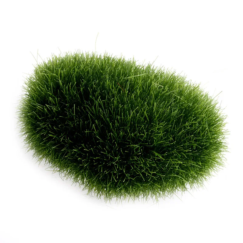 E15D 5Pcs Green Artificial Moss Ball Decorative Stone for Ideal for Vases Planter Dec