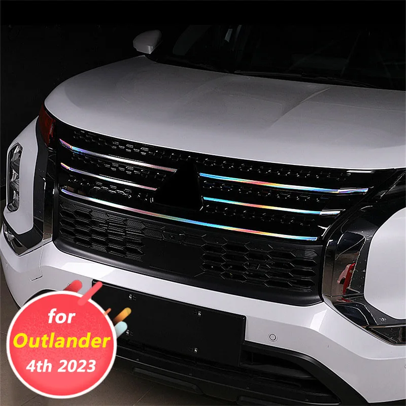 

for Mitsubishi Outlander 4th 2023 Car exterior decoration accessories Car head DIY sequins Wheel hub protection sequins