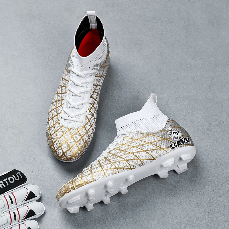 Anza Orange Black Mbappe Full Ankle Football Shoes, Model, 43 OFF