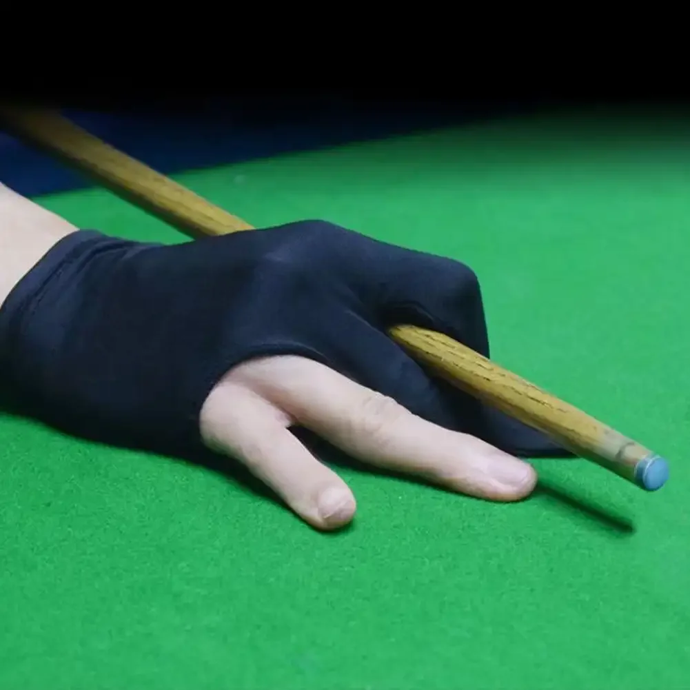 Billiard Cue Glove Pool Left Hand Open Three Finger Accessory