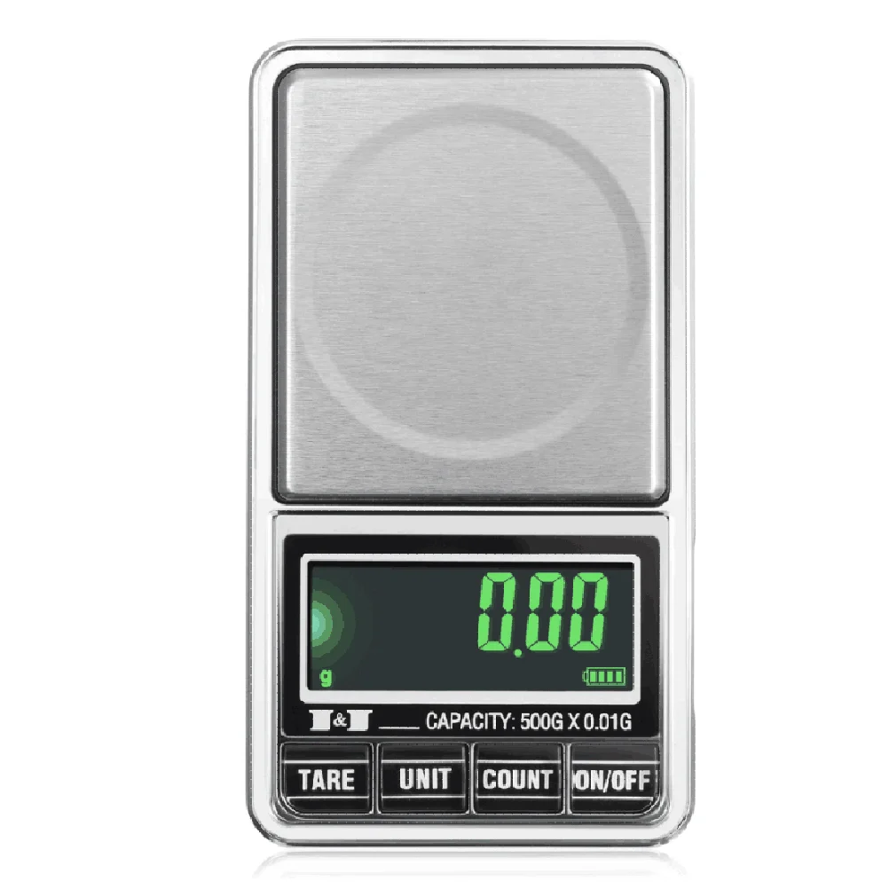 

Jewelry Scale Weigh Precision Digital Scale Pocket 1000g/01g Reloading Gems Weigh Scale