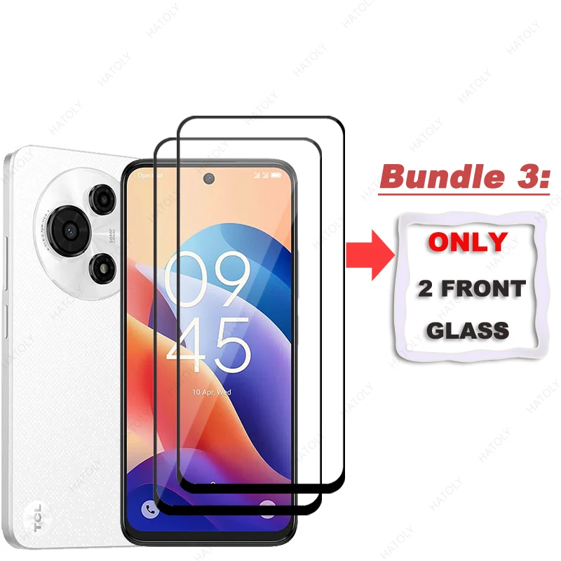 Premium Glass Screen Protector and Camera Lens Film with Black Edge