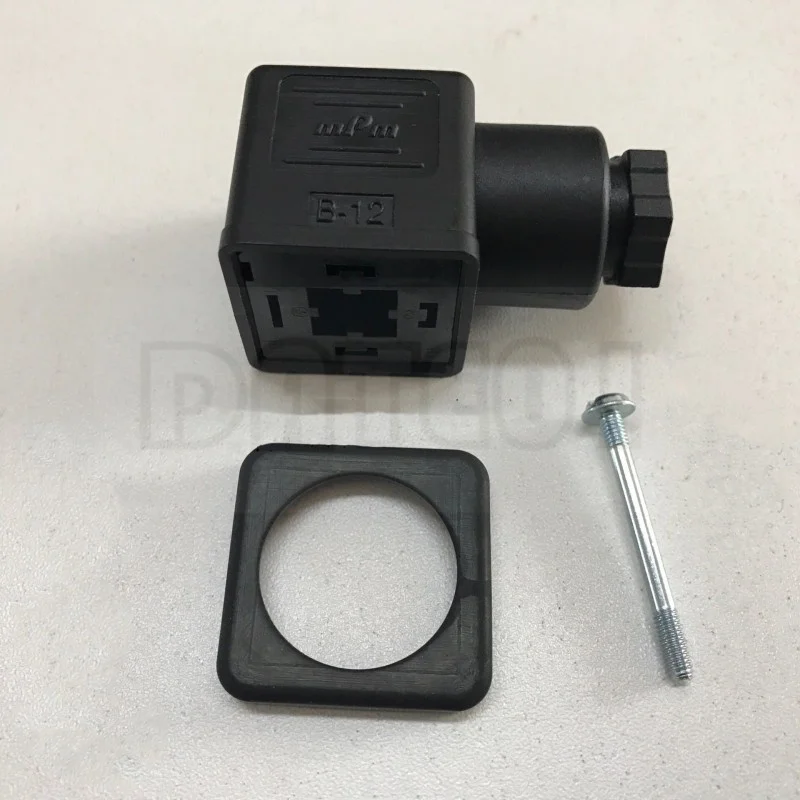 Mpm B12 Din43650a Rexroth Plug 894100030 Distância do Pin 18 mm Din43650a Acessórios
