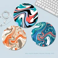 Strata Liquid Animation Round Speed Version Game Computer Keyboard Office Table Mat PC Laptop Mouse mat Padmouse Desk Play Mats 1
