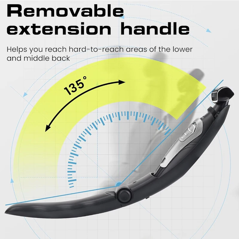 Back Shavers for Men Body Groomers Back Shavers for Men Long Handle, Detachable Extension Handle Men with Back Attachment