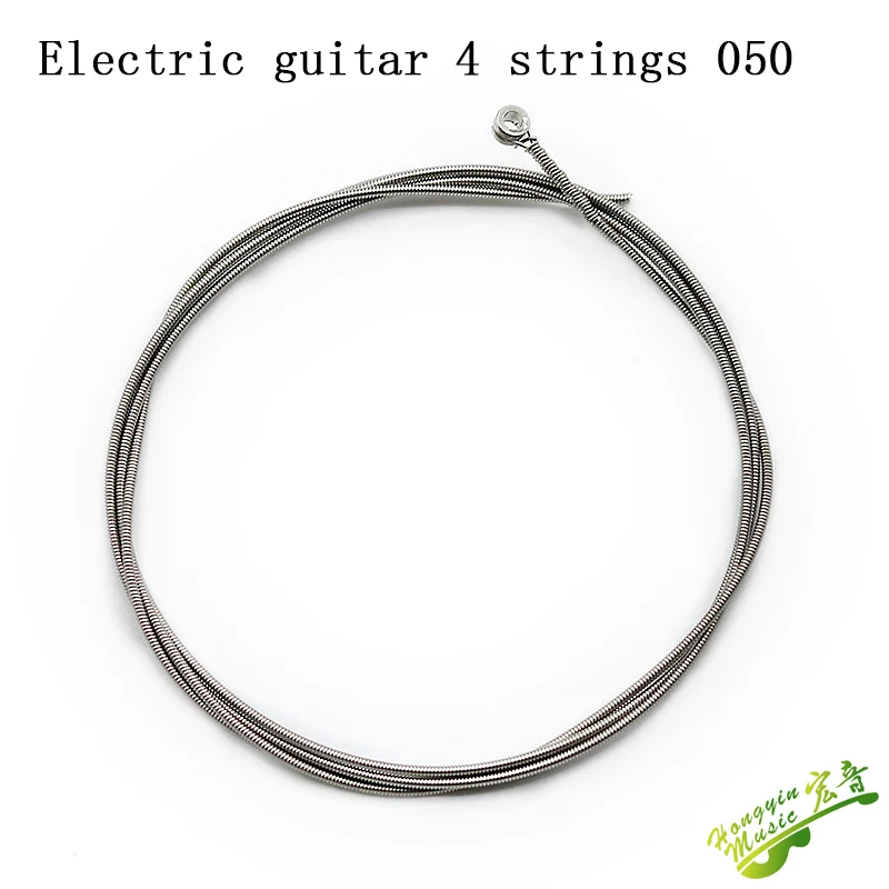 Premium Brass Guitar String Replacement for Electric and Acoustic Guitars (Set of 6)