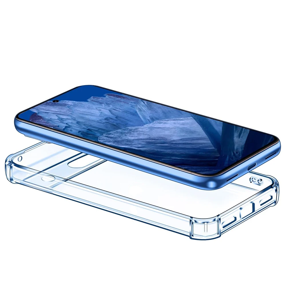 Phone case Shockproof Silicone soft case For Google Pixel 9 XL 8 7 6 Pro 8A 7A 6A Ultra thin Soft back cover Clear shell Transparent cover