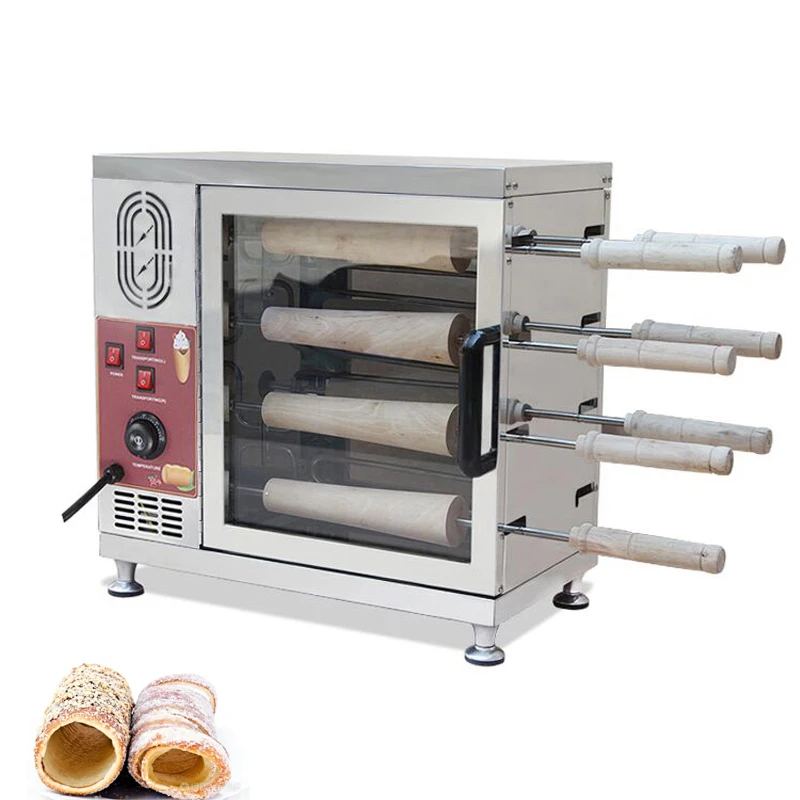 

Electric 16 Rollers Chimney Cake Oven Ice Cream Chimney Cakes Bread Baking Equipment Hungarian Kurtos Kalacs Machine ﻿