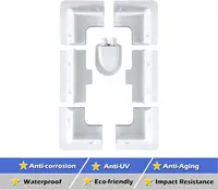 Panneau solaire en plastique ABS, support d'installation d'angle sans perçage, 7 ensembles, véhicule de camping à dessus plat marin RV 6