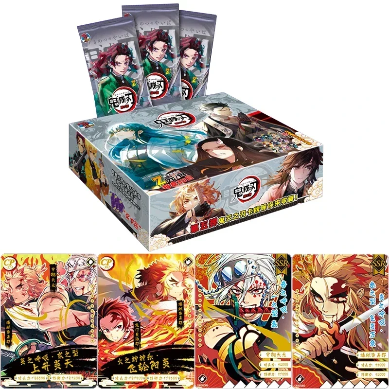 Demon Slayer Card Rare Cp Ssr Card Deluxe Edition Cards Tanjirou Kamado Nezuko Agatsuma Zenitsu Anime Character Collection Card