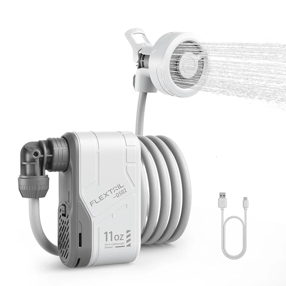FLEXTAIL Portable Camping Shower – Electric IPX7 Waterproof Pump 1