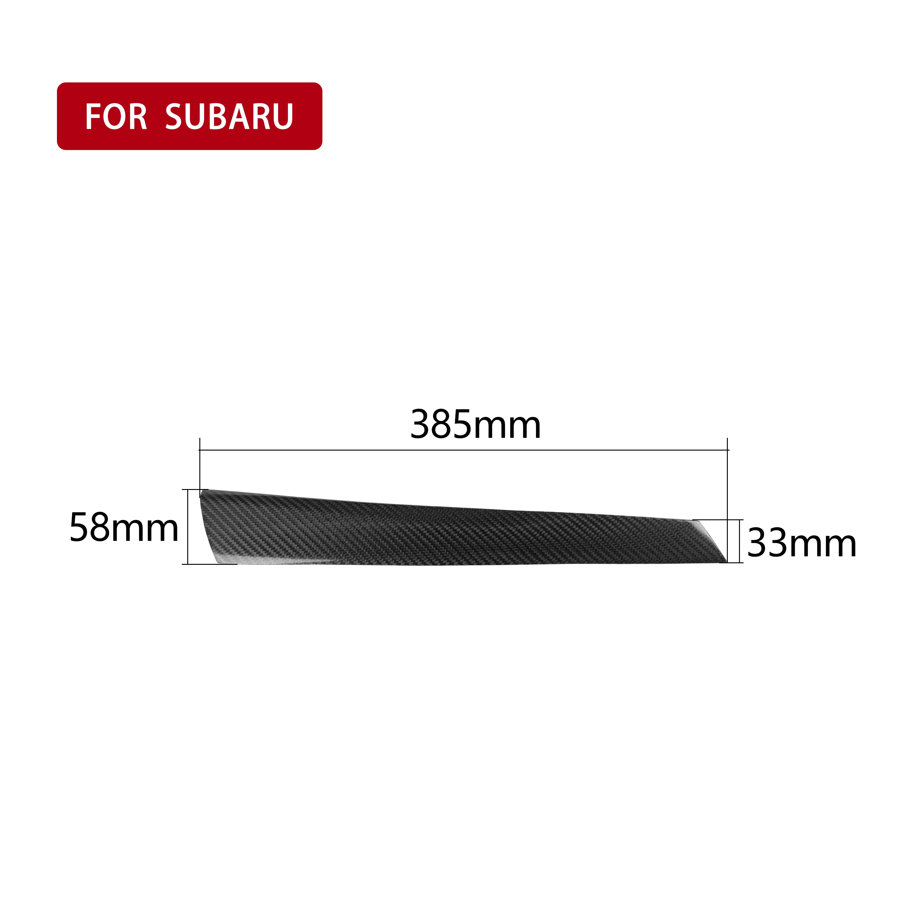 For BMW G20 2019+ Co-Pilot Air Outlet Central Control Panel Cover Trim Strip Dry Carbon Fiber Car Interior Accessory