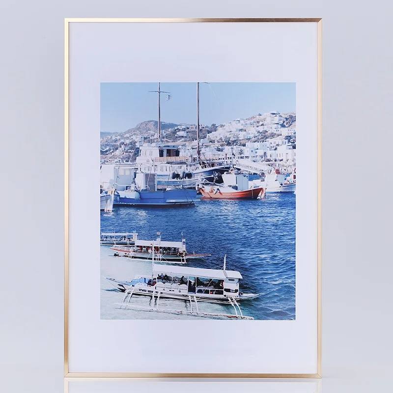 מסגרת מתכת לתמונה, פוסטר, תעודה, מסגרת דקה, מידות 30 ס\\\"מ-90 ס\\\"מ, מלבנית, קישוט לבית, מסגרת לתמונה