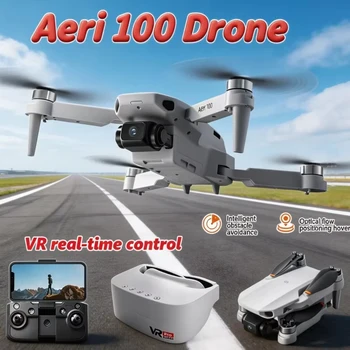 Nuovo Drone Portatile Aeri 100 Mini 2026 con Fotografia Aerea HD, Elicottero Intelligente con Volo a 360° °   Drone Quadricottero RC con Telecomando Ribaltabile
