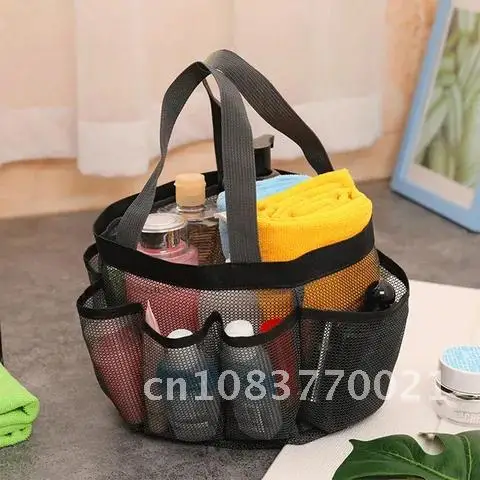 

Women's Large Capacity Portable Mesh Shower Caddy Quick Dry Toiletry Organizer Bag Eco Bag сумка женская Makeup Bag Reusable