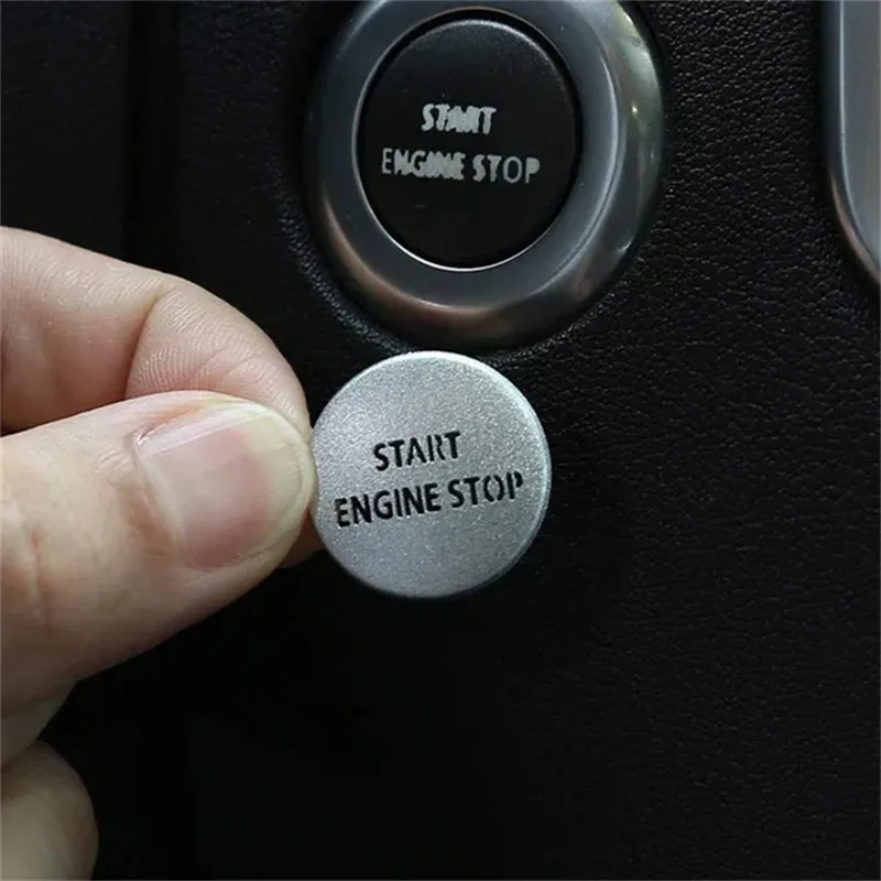 Push To Start Key Covers Engine Ignition Start Stop Push Button Cover Sticker One Button Start Rocker