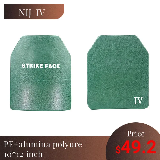 10-x-12-nij-iv-allumina-verde-poliurea-ceramica-e-pe-inserimento-indipendente-piastra-antiproiettile