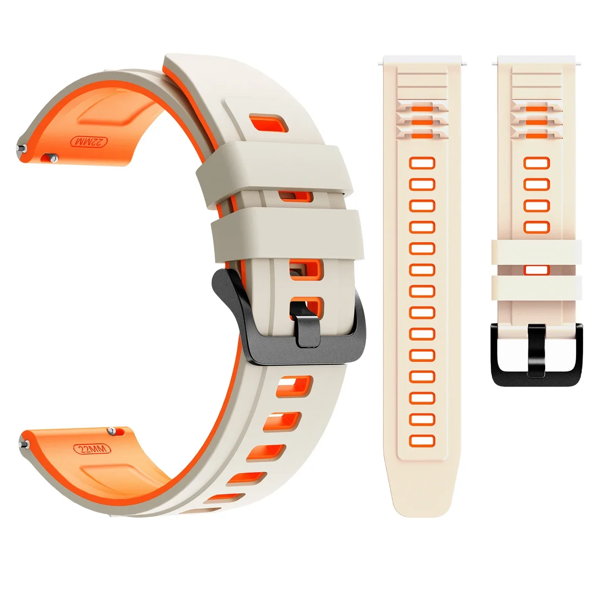 Colorful 22mm Sport Silicone Strap Bracelet