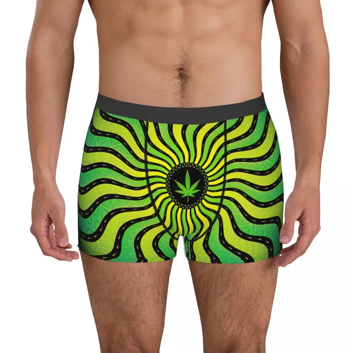 Power Plant Energy | Sacred Geometry Mandala Underpants Breathbale Panties Male Underwear Print Shorts Boxer Briefs mens boxershorts panties energy field therapy long lasting underwear for male growth tightening delaying slimming breathable sex