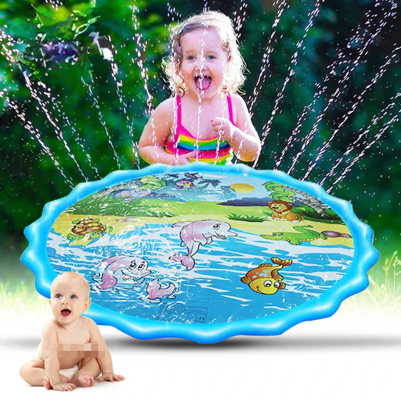 Summer Children's Creative Water Spray Pad Outdoor Lawn Game Pad