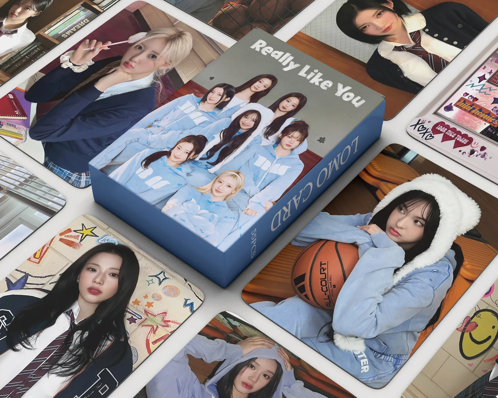 Kpop BABYMONSTER Photocards Album DRIP REALLY LIKE YOU 55PCS