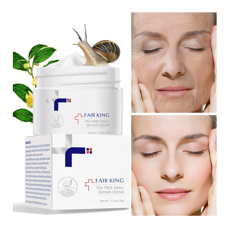 

Snail Face Cream Collagen Anti-Wrinkle Whitening Facial Cream Hyaluronic Acid Moisturizing Anti-aging Nourishing Serum Skin Care