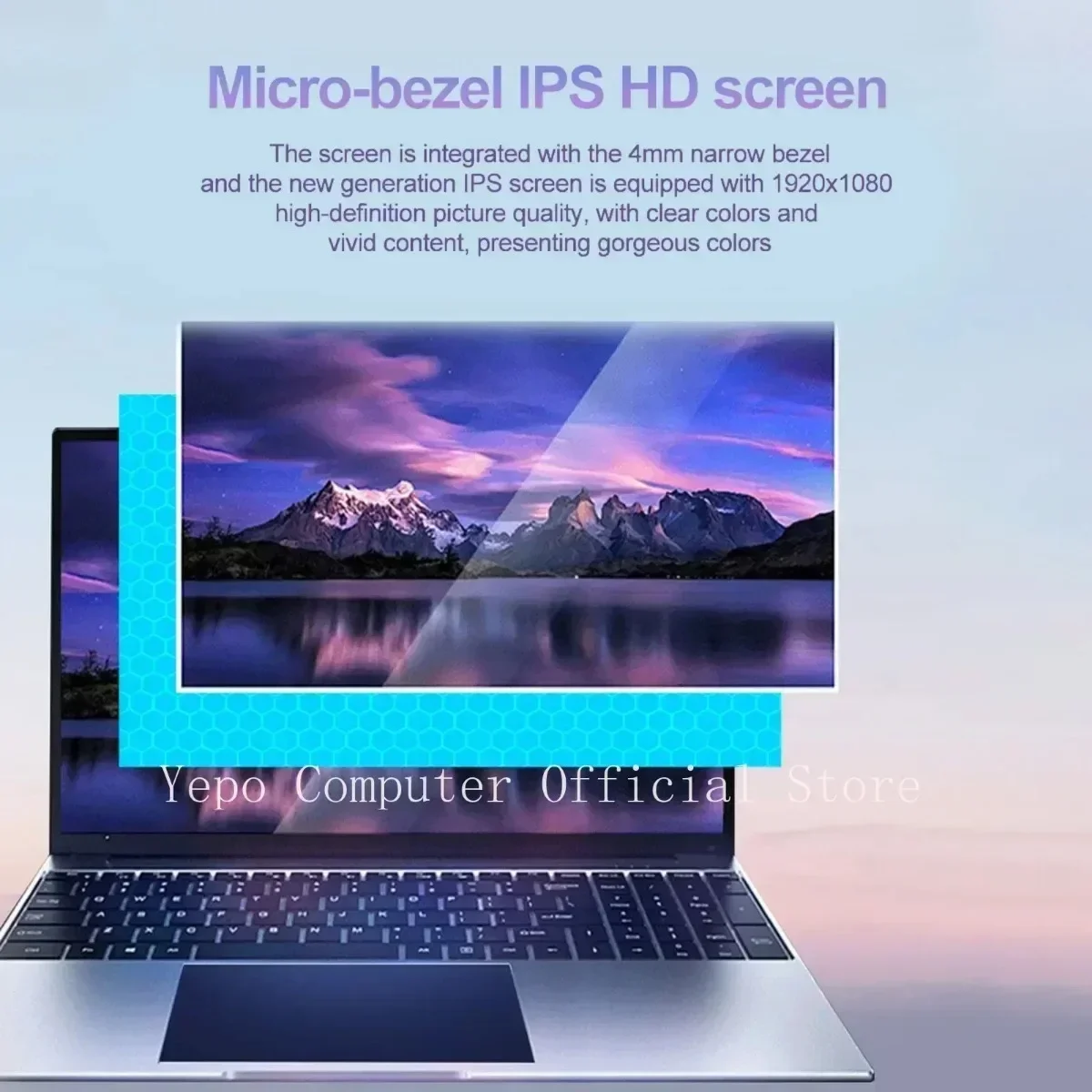 2025 New Laptop Global Version Intel N3700 Ultra Thin 14.1-inch HD Screen 16G+2048G DDR4 High Speed WIFI 5+Office computer 4