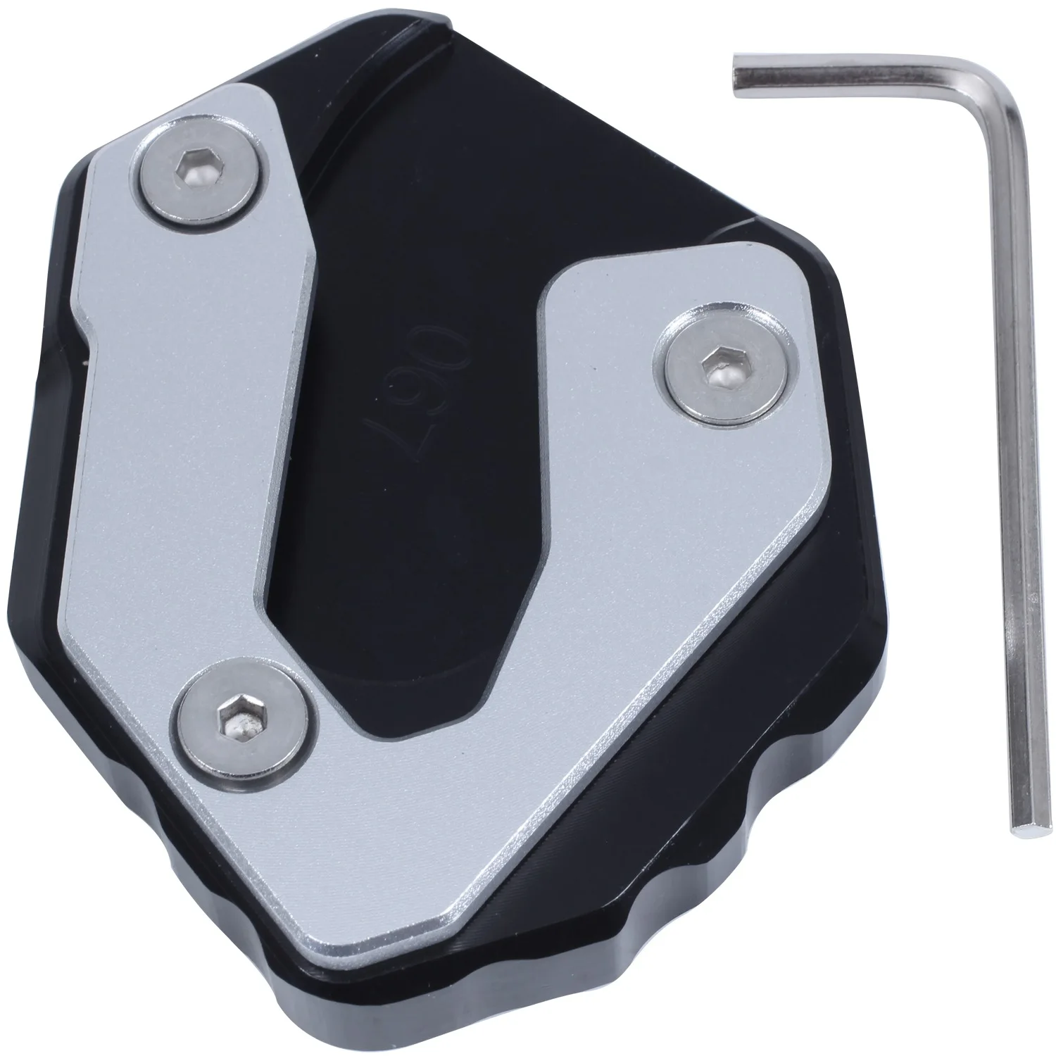 

Подставка для мотоцикла увеличитель пластина боковая подставка широкое основание для Yamaha Mt09 2014-2018 Xsr900 2016-2018 аксессуары для мотоциклов