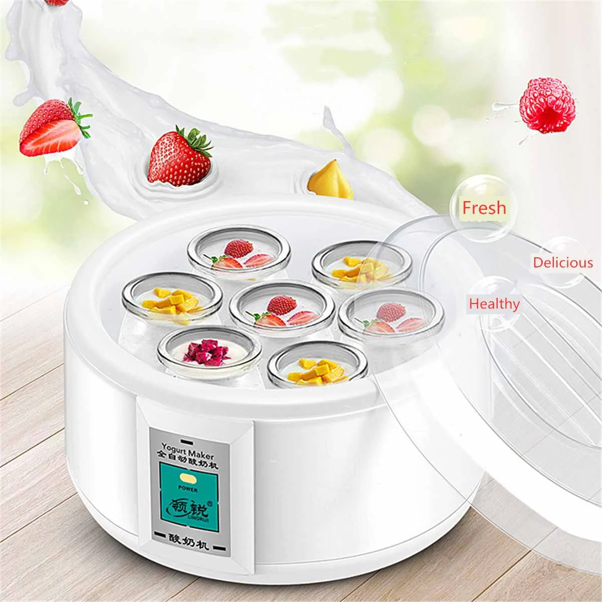 1.5L High Quality Stainless Steel Commercial Mini Electric Automatic Yogurt Maker Home Industrial Greek Machine Yogurt Maker