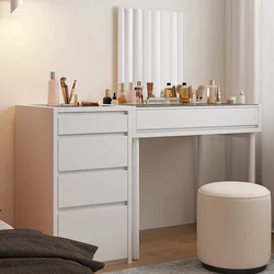 Bedroom Multifunctional Dressing Table Drawer Nordic Luxury European Dressing Table Woman Mirror Schminktisch Home Furniture