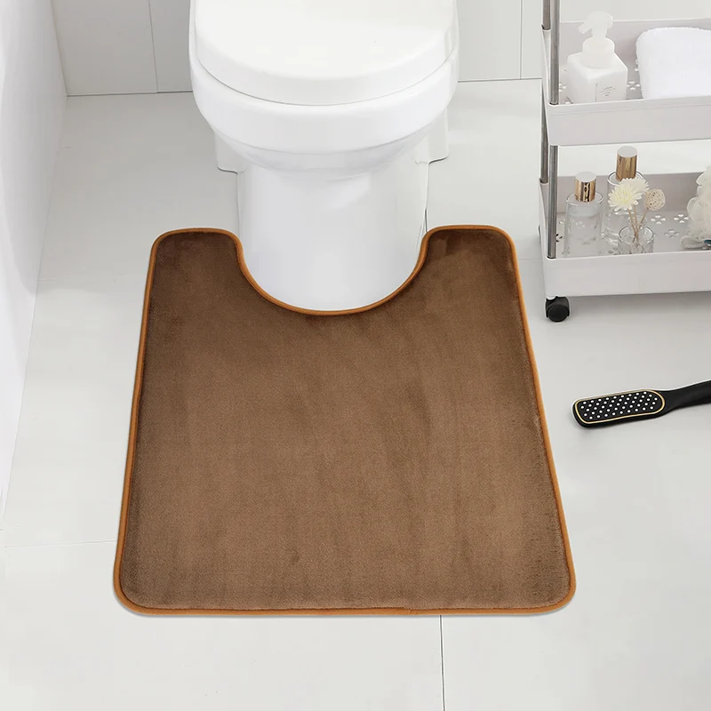 U-SHAPE Bathroom Floor Mat Toilet Mat Anti-slip Bathroom Mat Absorbent Bath Mat Home Decoration BEST SELLERS U-SHAPE Bathroom Floor Mat Toilet Mat Anti-slip Bathroom Mat Absorbent Bath Mat Home Decoration BEST SELLERS