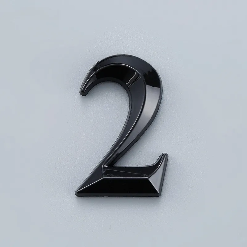 5CM Plastic Number Tag Numeral Door Plaque House Drawer Sign Address Door Label house number signs house numbers number plate door signs