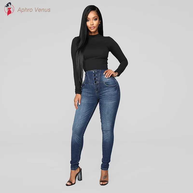 Women's High Waist Sexy Skinny Jeans with 4 Rows of Buttons Extremely Slimming Waist Demin Pants New 2023 keychannel 2 3 4 buttons car key id46 315 433mhz remote fob for nissan tida sentra versa nossa cwtwb1u751 61 with nsn14 key