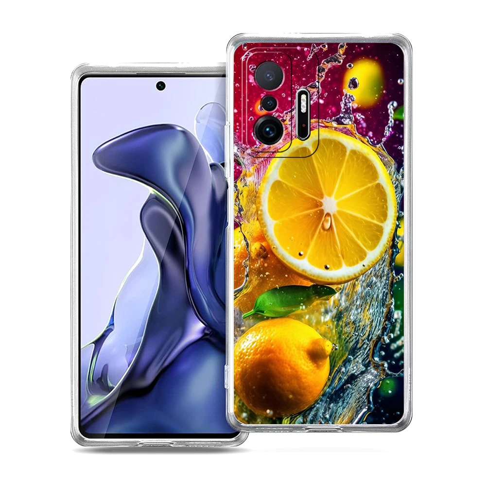 Soft Transparent Cartoon Fruit Phone Case