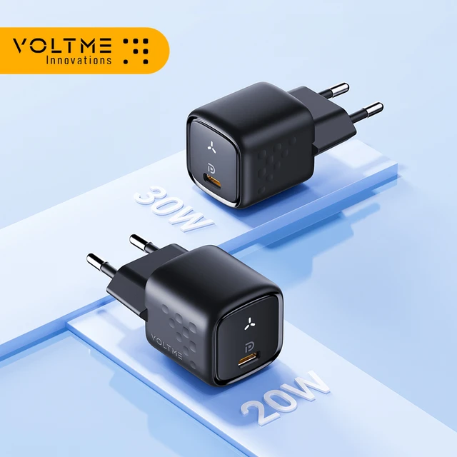 VOLTME-cargador rápido Super Mini de 30W GaN para iPhone 15, 14 Pro, PD,  USB C, carga rápida 4,0 para Xiaomi, Huawei - AliExpress