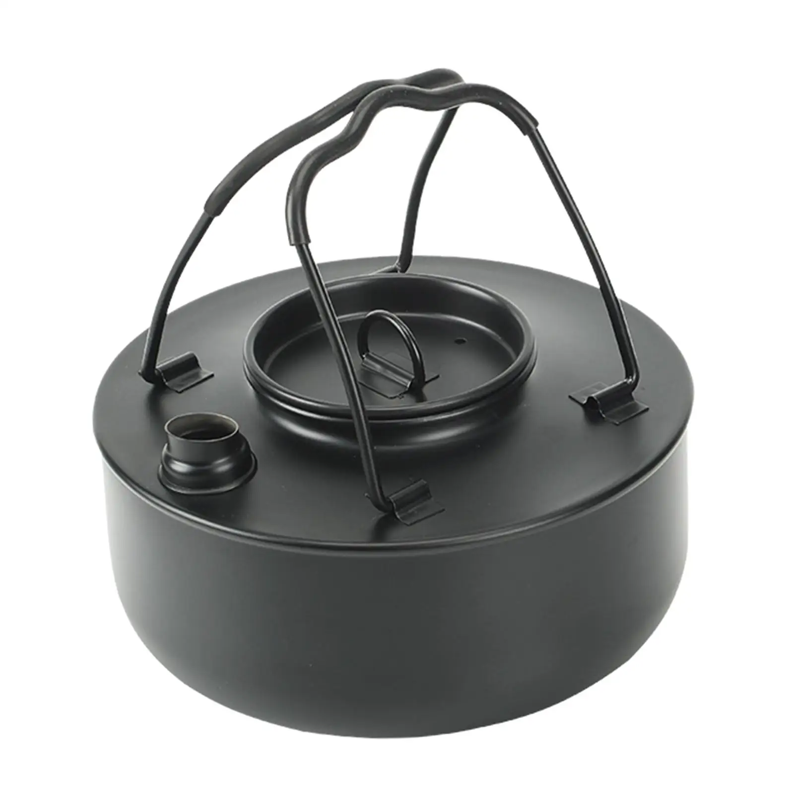주방 요리용 야외 냄비 티팟, 1.5L 캠핑 주전자