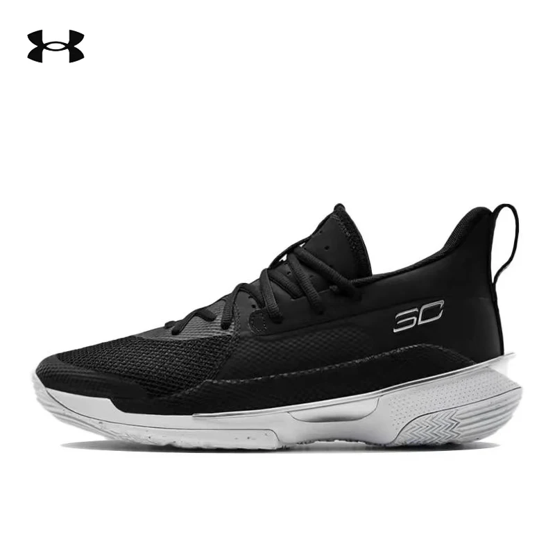 thumbnail image 1 of Zapatillas de baloncesto prácticas de corte bajo Under Armour Curry 7, 1 of 5