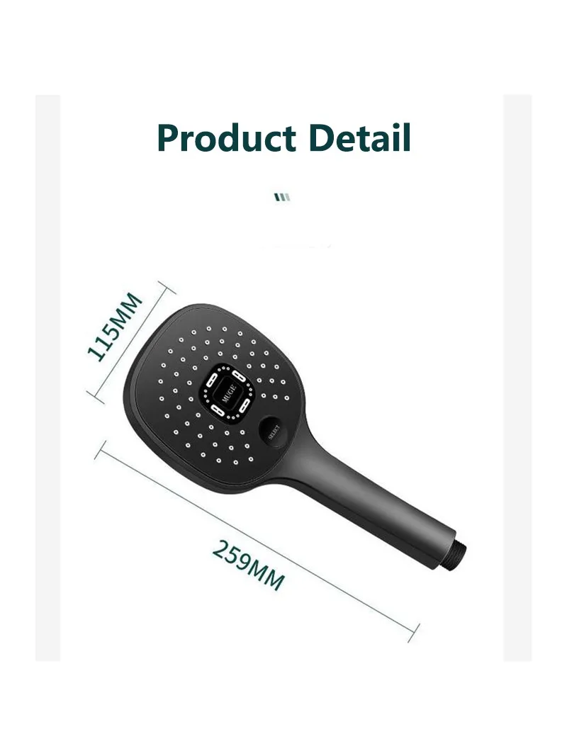 Shower Head XIAOMI MIJIA High Pressure Shower Head Bathroom Rainfall SKIN SPA 3 Mode Water Saving Shower Faucet Nozzle Bathroom Accessories
