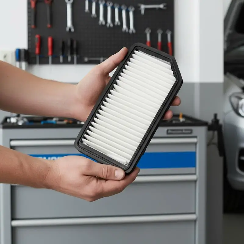 Filtro dell'aria per motore dell'auto, filtrazione ad alta efficienza, lunga durata, aumenta la potenza del motore per la maggior parte delle auto berlina e SUV, manutenzione auto